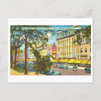 Vintage View of Saratoga Springs, New York,