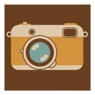 Vintage Viewfinder Camera Poster