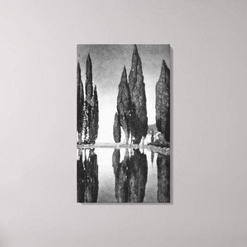 Vintage Villas  Gardens The Reservoir Canvas Print