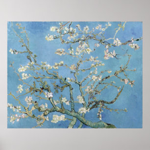 Vintage Vincent Van Gogh Almond Blossoms Poster