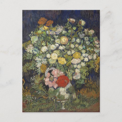 Vintage Vincent Van Gogh Bouquet of Flowers Postcard