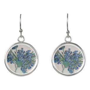 Vintage Vincent Van Gogh Irises Earrings