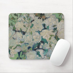 Vintage Vincent Van Gogh Painting Roses Flowers Mouse Pad