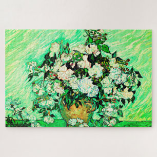 Vintage Vincent Van Gogh Roses (1890) Jigsaw Puzzle