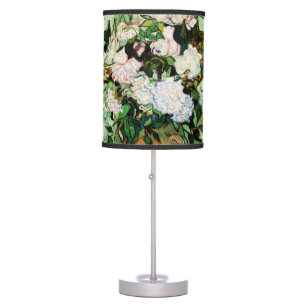 Vintage Vincent Van Gogh Roses (1890) Table Lamp