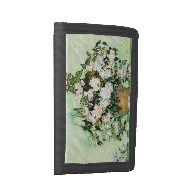 Vintage Vincent Van Gogh Roses (1890) Trifold Wallet | Zazzle
