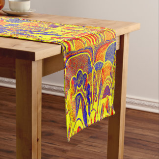 Vintage Vine Leaf Floral  Short Table Runner