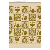 Vintage vine leaves (Front)