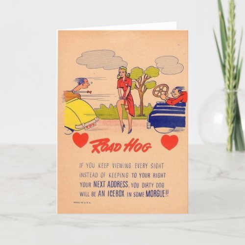 Vintage Vinegar Valentine _ The Road Hog Holiday Card
