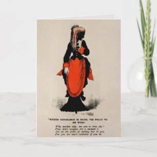 Vintage Vinegar Valentines Card