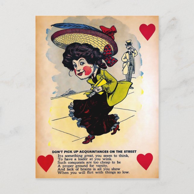 Vintage Vinegar Valentines Day Postcard (Front)