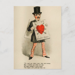 Vintage Vinegar Valentines Day Postcard