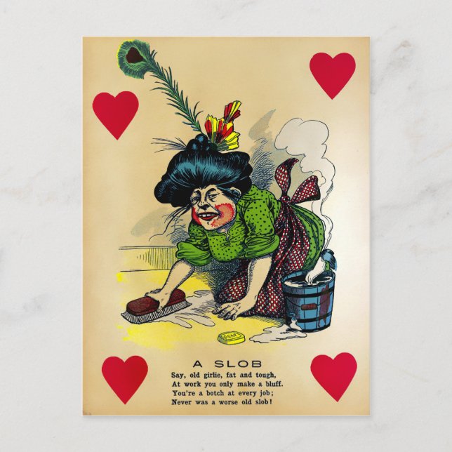 Vintage Vinegar Valentines Day Postcard (Front)