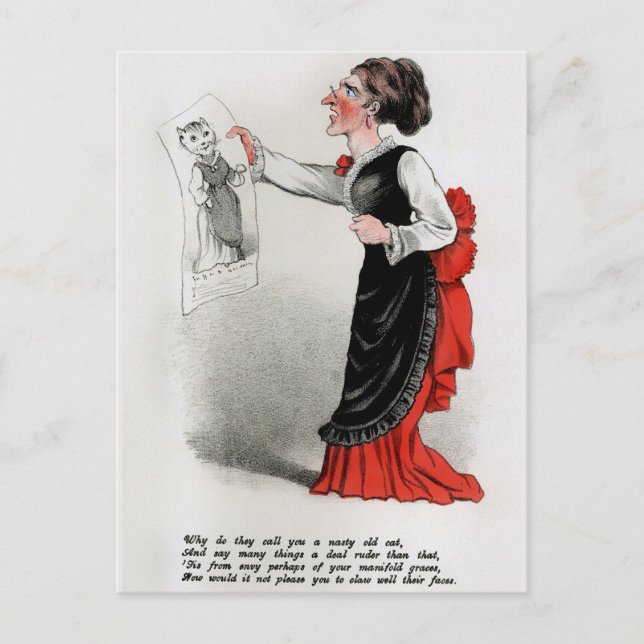 Vintage Vinegar Valentines Day Postcard (Front)