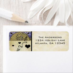 Vintage Vineyard Peacock Lablels Label