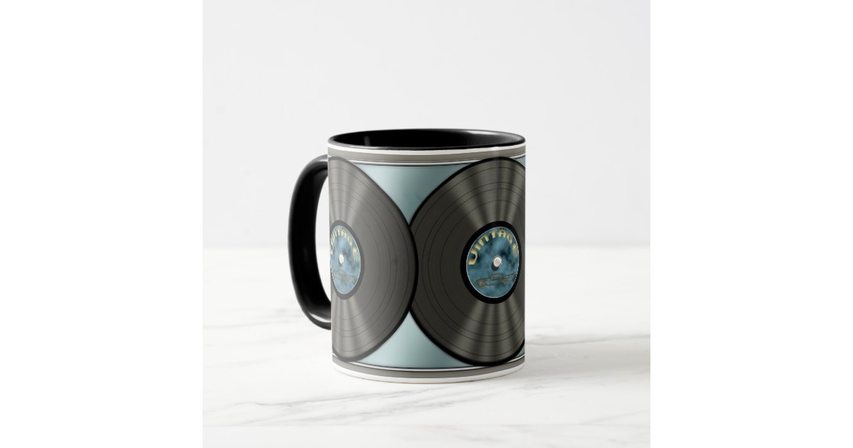 Vintage Vinyl Record Mug Zazzle