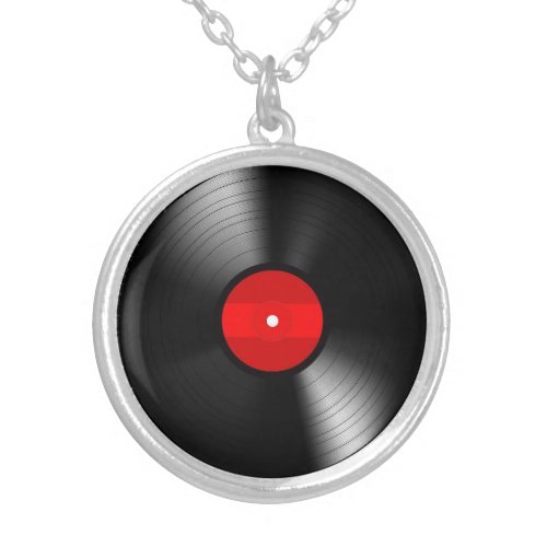 Vintage Vinyl Record Necklace