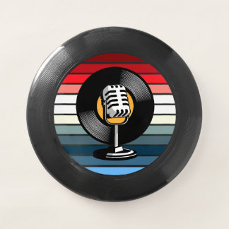 Vintage vinyl records design Frisbees