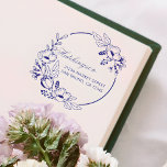 Vintage Violet Hand-drawn Wreath Return Address Self-inking Stamp<br><div class="desc">Vintage Violet Hand-drawn Wreath Return Address Rubber Stamps by invintage.</div>