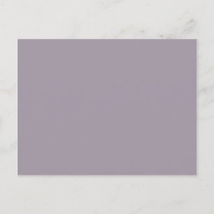 Vintage Violet Light Dusty Purple Trend Color Postcard
