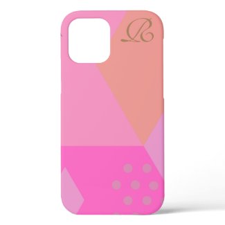 Vintage Violet Monogram Case-Mate iPhone Case