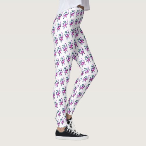 Vintage Violet Rose Leggings