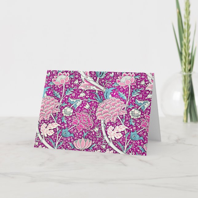 Vintage Violets in Bloom  Card (Front)