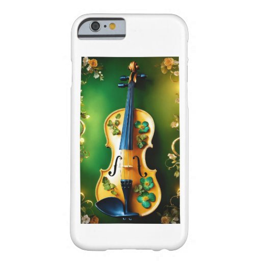 VINTAGE violin decorated all around with three Barely There iPhone 6 Case