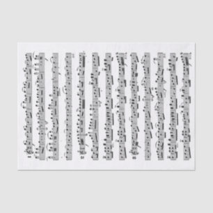 Vintage Violin Sheet Music Decoupage