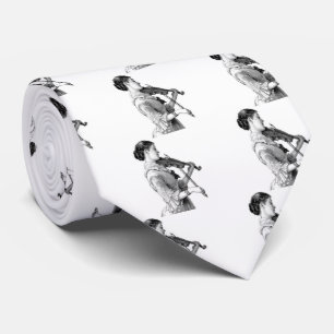 Vintage Violinist Neck Tie