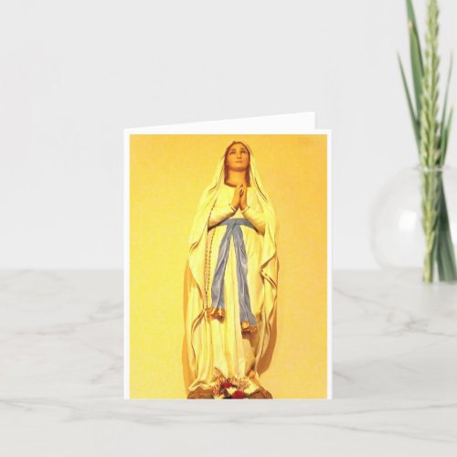 Vintage Virgin Mary blank cards