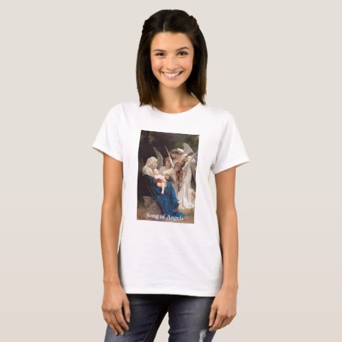Vintage Virgin Mary Song of Angels T_Shirt