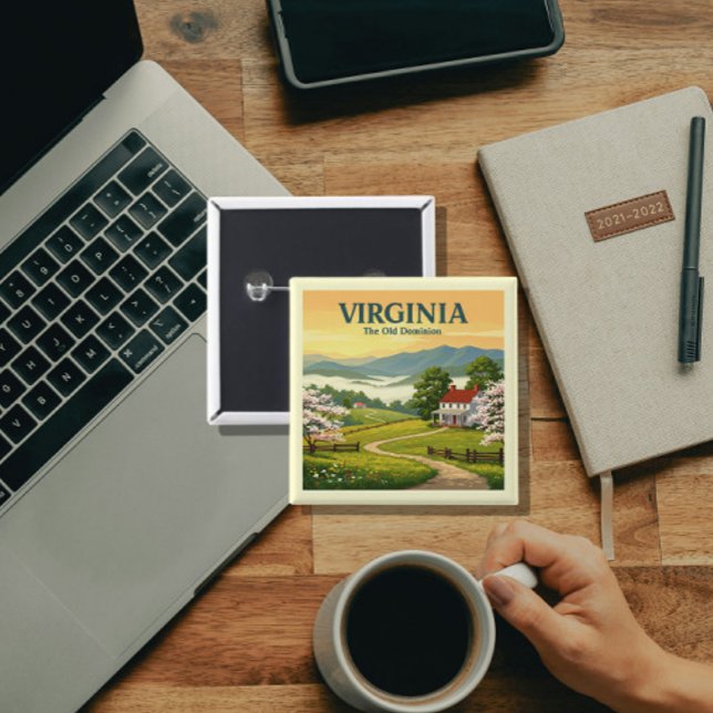 Vintage Virginia Button (Creator Uploaded)