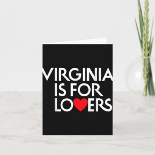 Vintage Virginia Is For The Lovers Card
