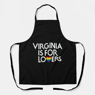 Vintage Virginia Is For The Lovers For Men, Women Apron