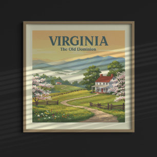Vintage Virginia Poster