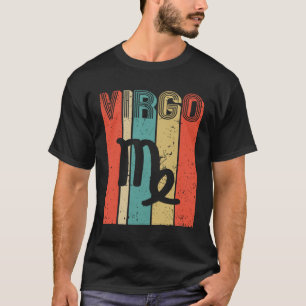 Vintage Virgo Girls Women  Zodiac Astrology T-Shirt