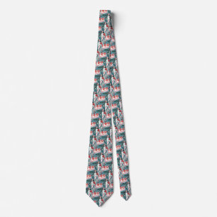 Vintage Vises Party, Gambling Drinking Smoking Neck Tie
