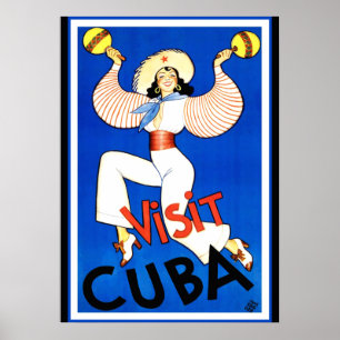 Vintage - Visit Cuba Poster