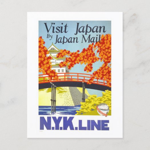 Vintage Visit Japan By Japan Mail Travel