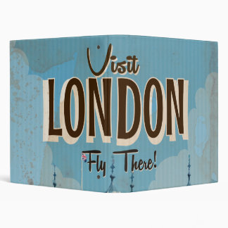 Vintage Visit London - Fly There Binder