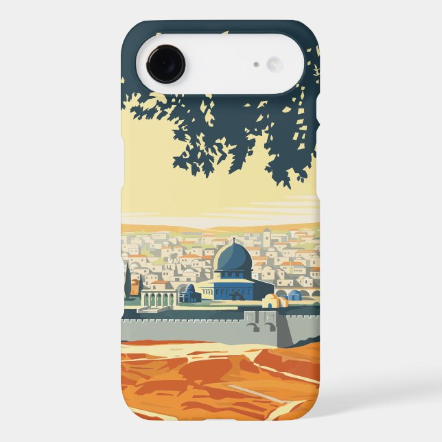 Vintage Visit Palestine Travel Case-Mate iPhone Case (Back)