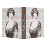 Vintage Vixen - Beautiful Lady 1914 Illustration Binder