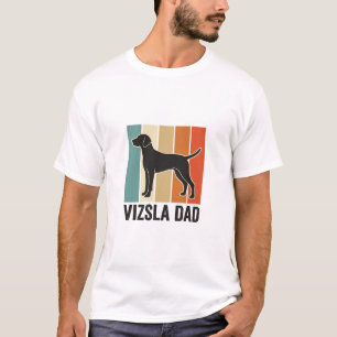 Vintage Vizsla Dad Dog Lover Shirt Design_1
