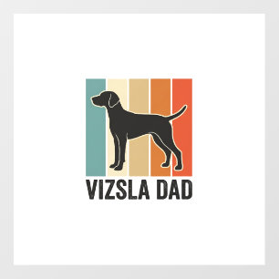 Vintage Vizsla Dad Dog Lover Shirt Design_1 Floor Decals