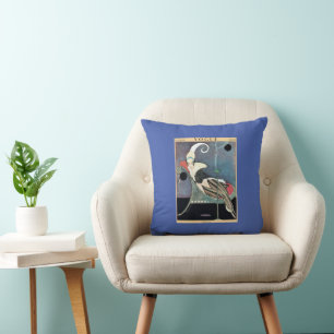 Vintage Vogue Cover Throw Pillow