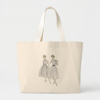 Vintage Vogue Large Tote Bag