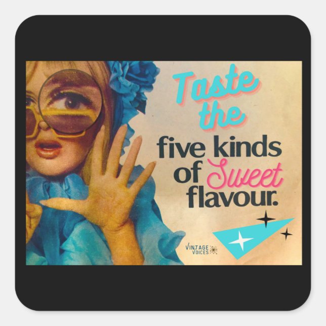 Vintage Voices Sticker (Front)