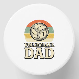 Vintage Volleyball Dad Retro Shirt Design_1 Mini Candle Favors