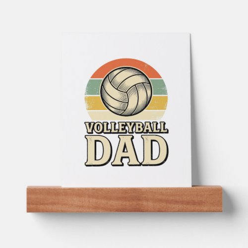 Vintage Volleyball Dad Retro Shirt Design_1 Picture Ledge